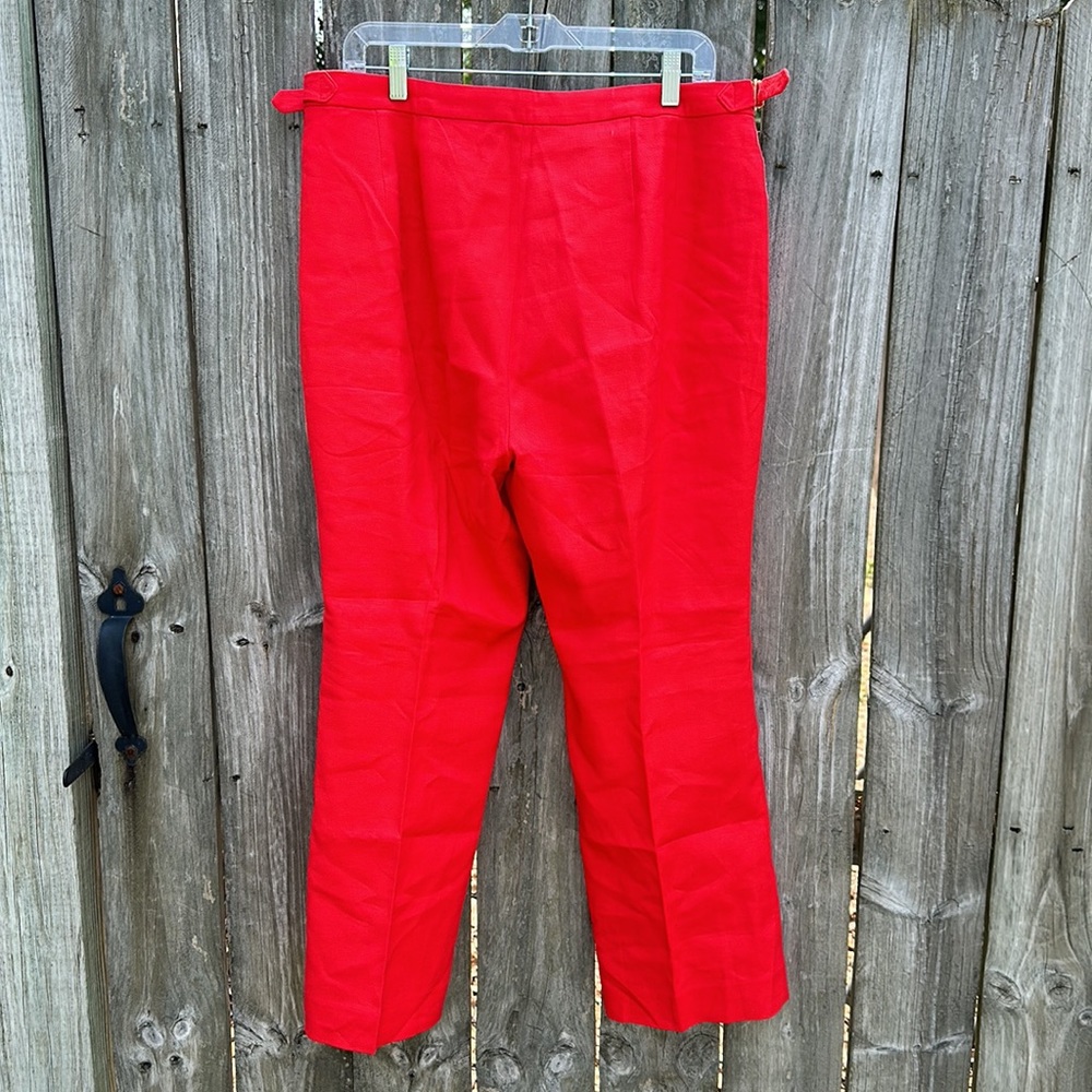 J.Crew Slim-Fit Flare Pant in Stretch Blend Linen - Picture 7 of 13